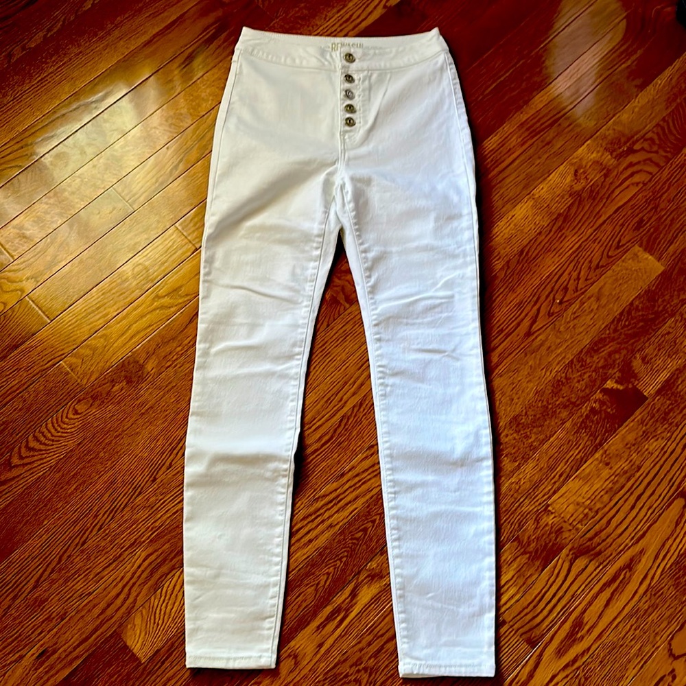 REWASH SIZE 5 (27) white jeans